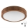 Brilagi - LED-Deckenleuchte CARVALHO SLIM 1xE27/60W/230V Eiche Kirsche d 27 cm