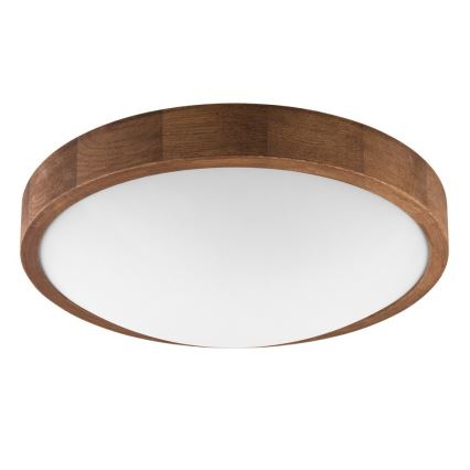Brilagi - LED-Deckenleuchte CARVALHO SLIM 2xE27/15W/230V Eiche/Kirsche Ø 37 cm