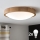 Brilagi - LED-Deckenleuchte CARVALHO SLIM 2xE27/60W/230V Eiche d 37 cm