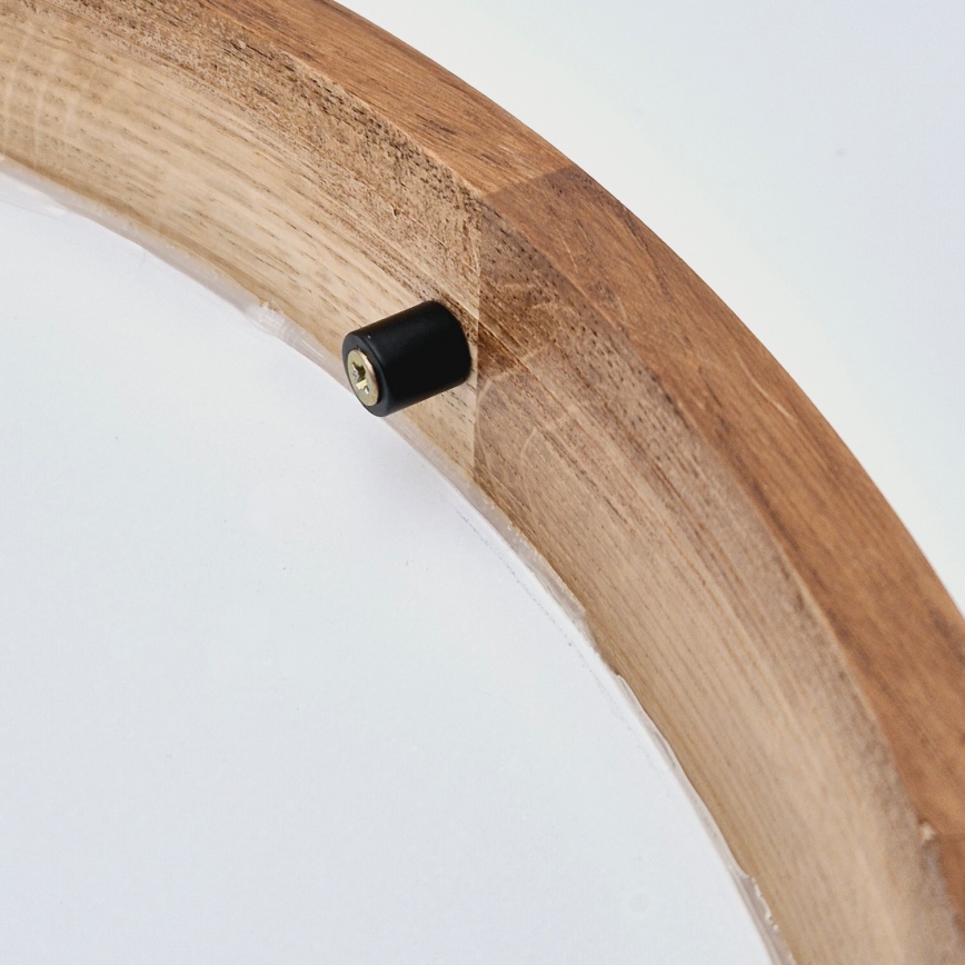 Brilagi - LED Deckenleuchte CARVALHO SLIM 2xE27/60W/230V Eiche-Kirsche Ø 37 cm