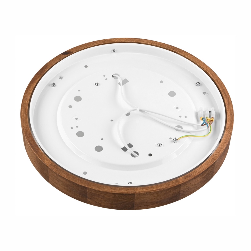 Brilagi - LED Deckenleuchte CARVALHO SLIM 2xE27/60W/230V Eiche-Kirsche Ø 37 cm