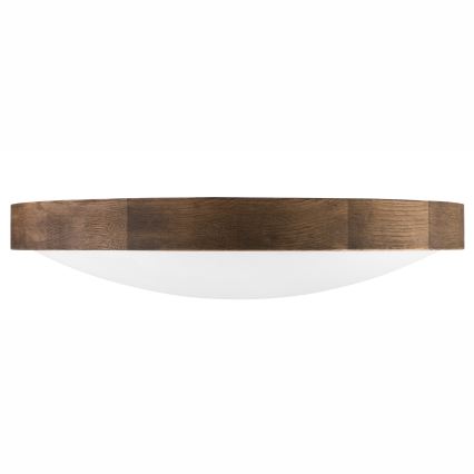 Brilagi - LED-Deckenleuchte CARVALHO SLIM 3x E27/15W/230V Eiche/Nussbaum Ø 47 cm