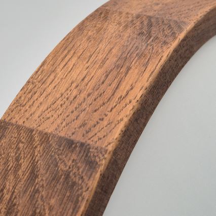 Brilagi - LED Deckenleuchte CARVALHO SLIM 3xE27/60W/230V Eiche-Kirsche Ø 47 cm