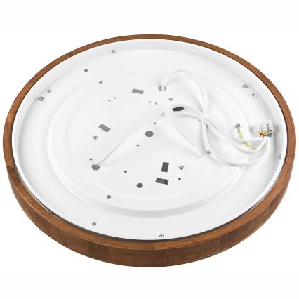 Brilagi - LED Deckenleuchte CARVALHO SLIM 3xE27/60W/230V Eiche-Kirsche Ø 47 cm