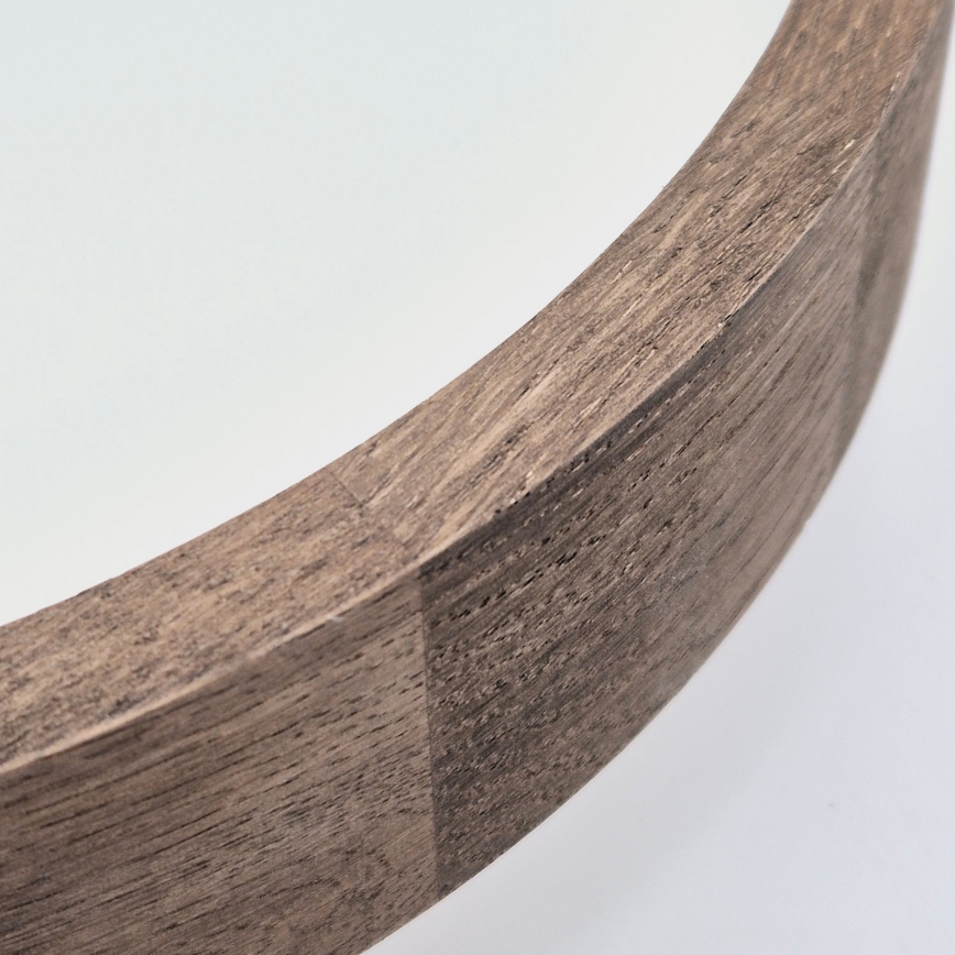 Brilagi - LED Deckenleuchte CARVALHO SLIM 3xE27/60W/230V Eiche Nussbaum Ø 47 cm