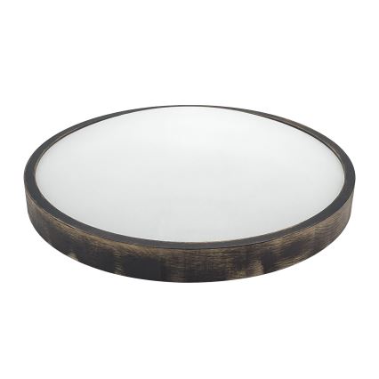 Brilagi - LED-Deckenleuchte CARVALHO SLIM SMOKEY LED/36W/230V Eiche Ø 47,5 cm