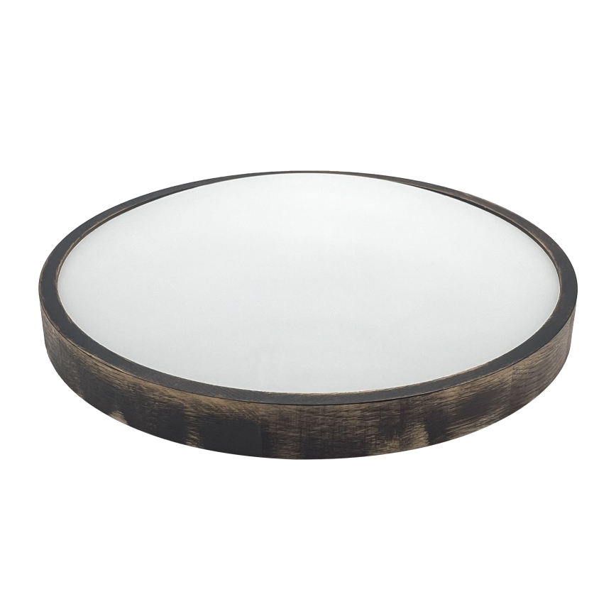 Brilagi - LED-Deckenleuchte CARVALHO SLIM SMOKEY LED/36W/230V Eiche Ø 47,5 cm