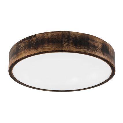 Brilagi - LED-Deckenleuchte CARVALHO SMOKEY LED/36W/230V Eiche Ø 47,5 cm