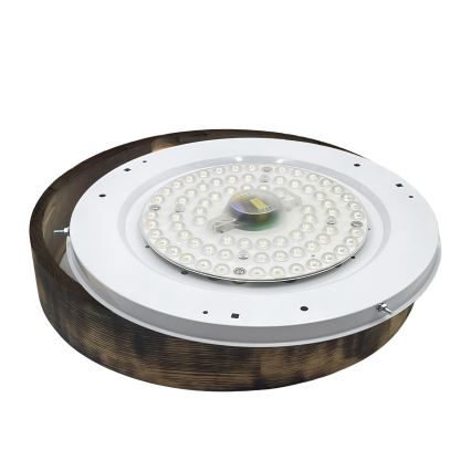 Brilagi - LED-Deckenleuchte CARVALHO SMOKEY LED/36W/230V Eiche Ø 47,5 cm