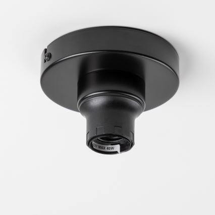 Brilagi - LED-Deckenleuchte CERIA 1x E27/40W/230V Ø 50 cm schwarz/beige