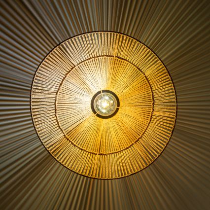 Brilagi - LED-Deckenleuchte CERIA BOHO 1xE27/40W/230V Ø 50 cm braun