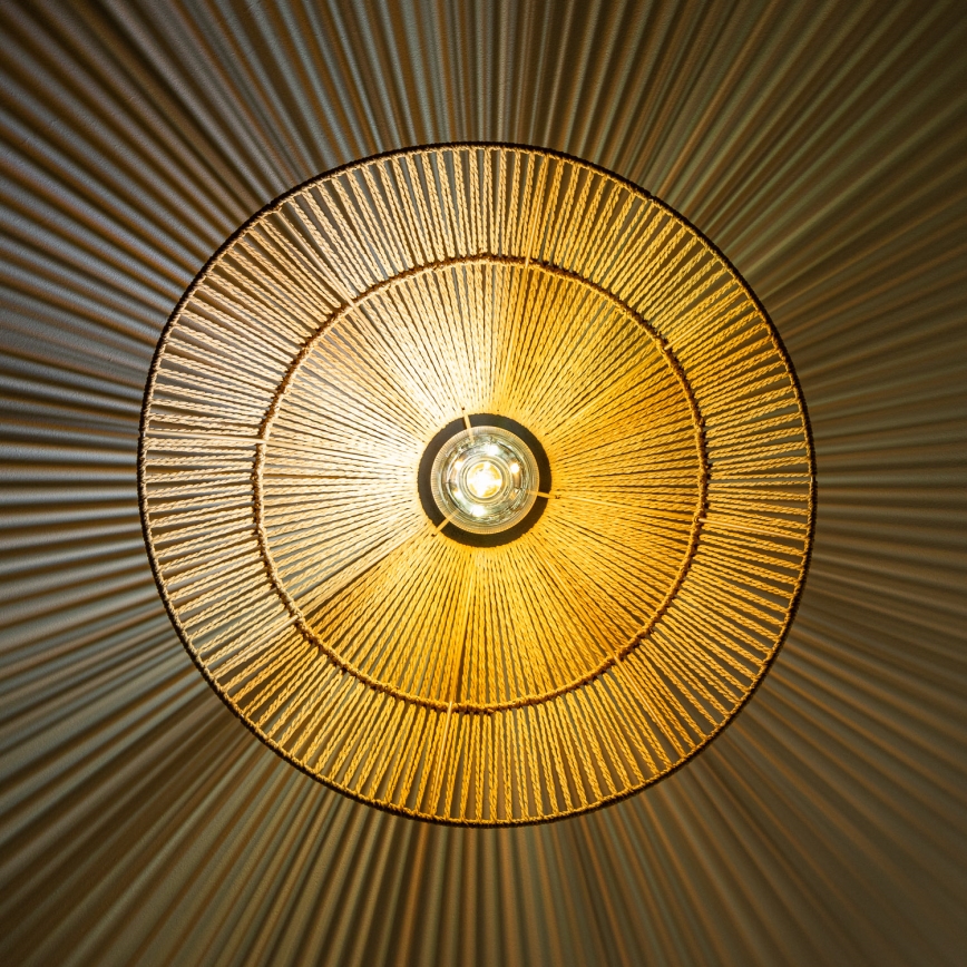 Brilagi - LED-Deckenleuchte CERIA BOHO 1xE27/40W/230V Ø 50 cm braun