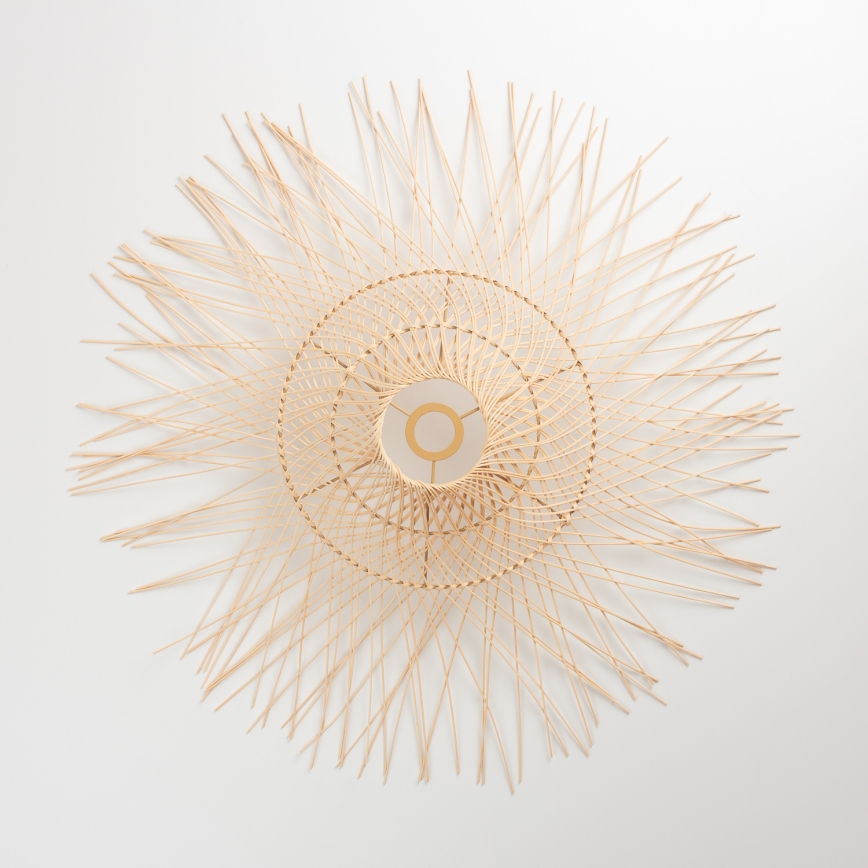 Brilagi - LED-Deckenleuchte CERIA BOHO 1xE27/40W/230V Ø 70 cm Bambus/Eiche