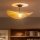 Brilagi - LED-Deckenleuchte CERIA BOHO 1xE27/60W/230V Ø 60 cm schwarz/beige