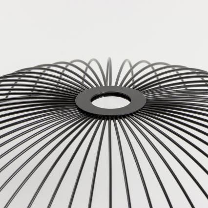 Brilagi - LED-Deckenleuchte CERIA WIRE 1xE27/40W/230V Ø 60 cm schwarz/Eiche