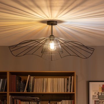 Brilagi - LED-Deckenleuchte CERIA WIRE 1xE27/60W/230V, Ø 80 cm, schwarz