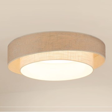 Brilagi - LED-Deckenleuchte DOVER SHINE LED/26W/230V d 60 cm grau/cremefarben