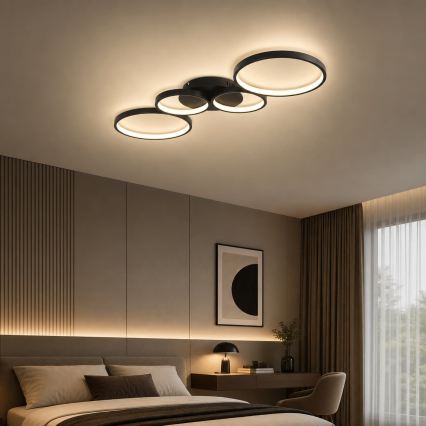 BRILAGI - LED-Deckenleuchte ECHO LED/40W/230V 4000K 32x90 cm schwarz