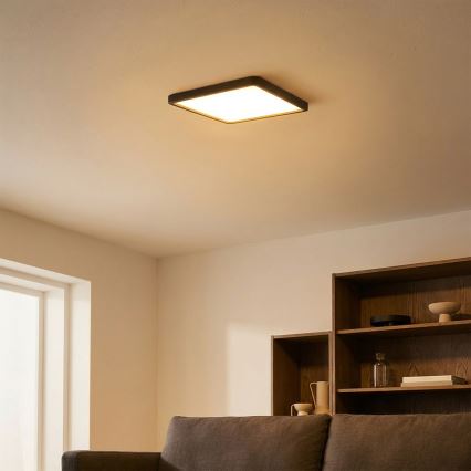 Brilagi - LED Deckenleuchte ESTELA SQUARE LED/24W/230V 31x31 cm schwarz