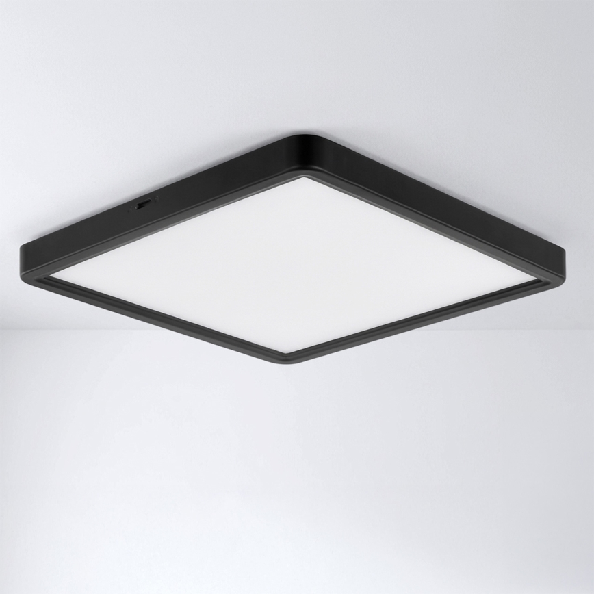 Brilagi - LED Deckenleuchte ESTELA SQUARE LED/24W/230V 31x31 cm schwarz