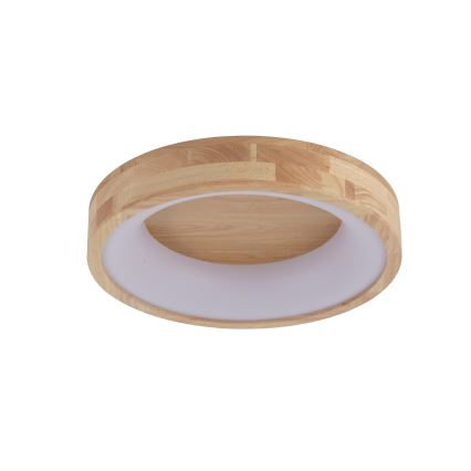 Brilagi - LED-Deckenleuchte FALCON WOOD, 30 W, 230 V, 3000/4000/6000 K, Ø 45 cm, Holz