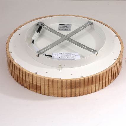 Brilagi - LED-Deckenleuchte FALCON WOOD MODERN LED/30W/230V 3000/4000/6000K Ø 45 cm Holz