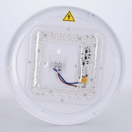 Brilagi - LED-Deckenleuchte FLOCO LED/24W/230V Ø 30 cm Holzdekor/Schwarz