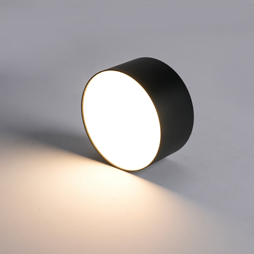 Brilagi - LED-Deckenleuchte für Badezimmer FORIS LED/9W/230V Ø 9 cm schwarz IP44