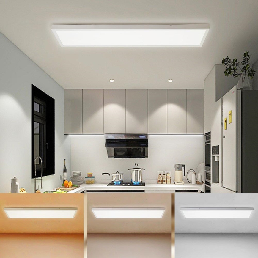 Brilagi - LED-Deckenleuchte für Badezimmer FRAME LED/50W/230V 30x120 cm 3000/4000/6000K IP44 weiß