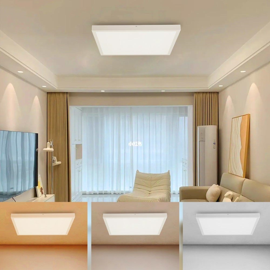 Brilagi - LED-Deckenleuchte für Badezimmer FRAME LED/50W/230V 60x60 cm 3000/4000/6000K IP44 weiß