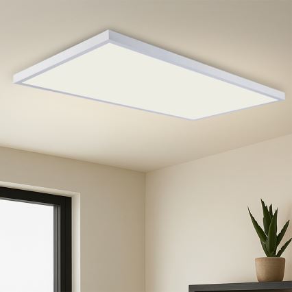 Brilagi - LED-Badezimmer-Deckenleuchte FRAME LED/96W/230V 120x60 cm 3000/4000/6000K IP44 weiß