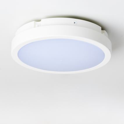 Brilagi - LED-Deckenleuchte für Badezimmer PERA LED/18W/230V d 22 cm IP65 weiß