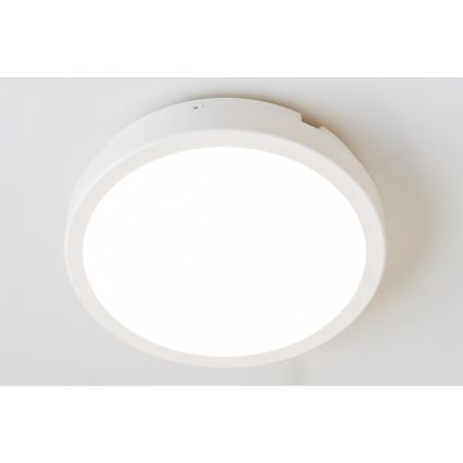 Brilagi - LED-Deckenleuchte für Badezimmer PERA LED/18W/230V d 22 cm IP65 weiß