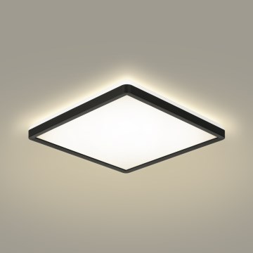 Brilagi - LED-Deckenleuchte für Badezimmer ULTRA SLIM LED/18W/230V 30x30 cm schwarz IP54