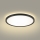 Brilagi - LED-Deckenleuchte für Badezimmer ULTRA SLIM LED/18W/230V d 30 cm schwarz IP54