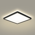 Brilagi - LED-Deckenleuchte für Badezimmer ULTRA SLIM LED/24W/230V 42x42 cm schwarz IP54