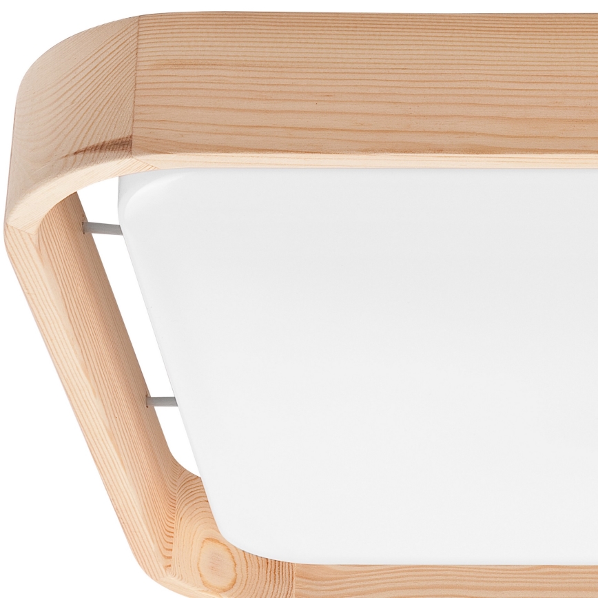 Brilagi - Dimmbare LED-Deckenleuchte MANAROLA CUBIC LED/24W/230V 3000-6500K Kiefer + Fernbedienung