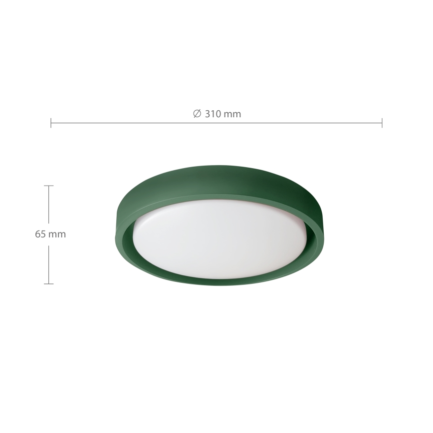 Brilagi - LED-Deckenleuchte MATTEO LED/24W/230V Ø 31 cm grün