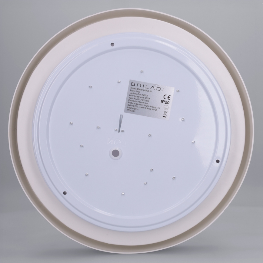 Brilagi - LED-Deckenleuchte MATTEO LED/24W/230V Ø 31 cm taupe