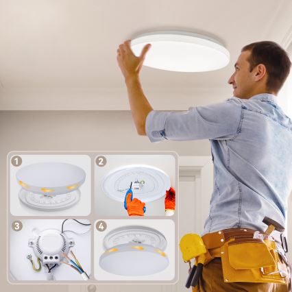 Brilagi - LED-Deckenleuchte MILKY WAY LED/36W/230V 3000K Ø 48 cm