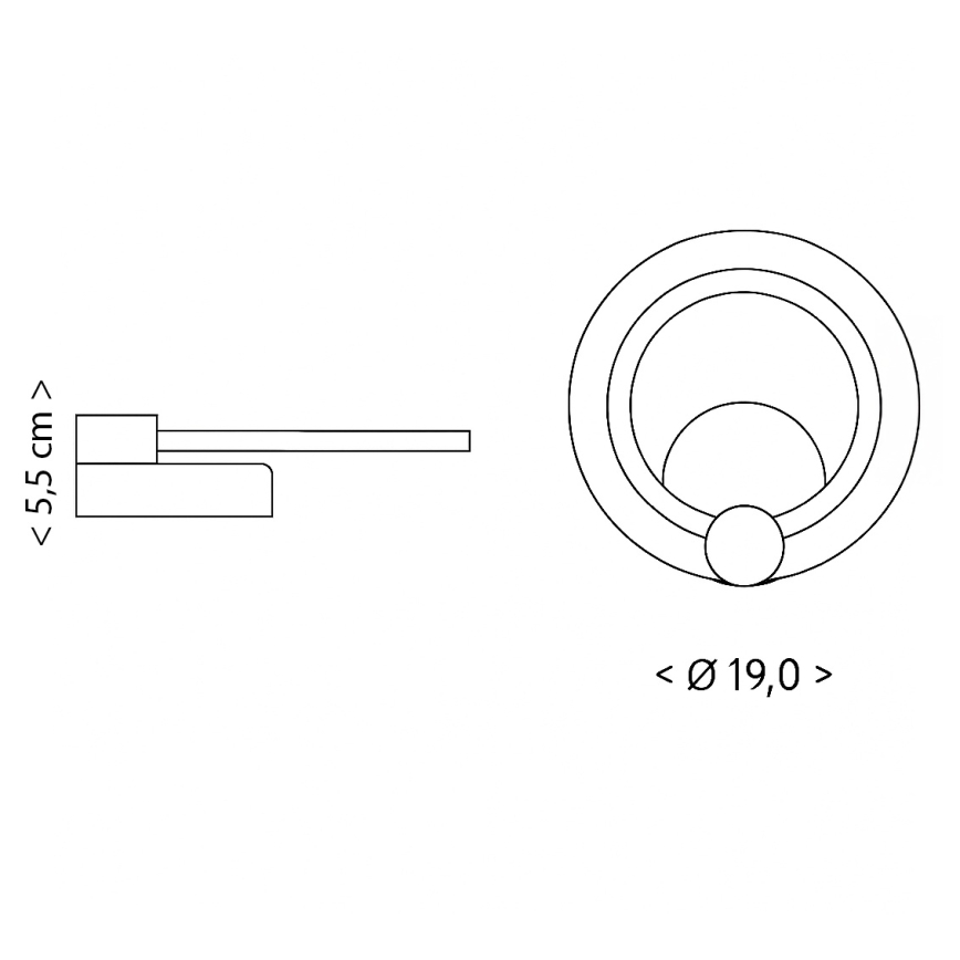 Brilagi - LED-Deckenleuchte MODERN MINI LED/16W/230V 3000/4000/6000K