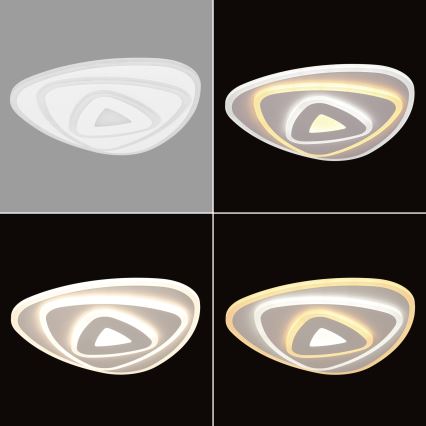 Brilagi - Dimmbare LED-Deckenleuchte MODERN MINI LED/45W/230V 3000/4000/6000K + Fernbedienung