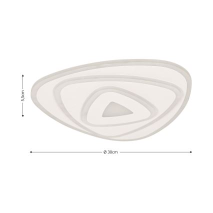 Brilagi - LED dimmbare Deckenleuchte MODERN MINI LED/45W/230V 3000-6000K 30x30 cm + Fernbedienung