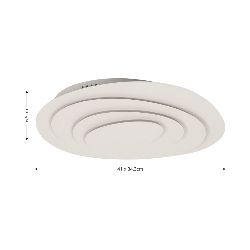 Brilagi - dimmbare LED-Deckenleuchte MODERN MINI LED/48W/230V 3000-6000K 41x34,3 cm + Fernbedienung