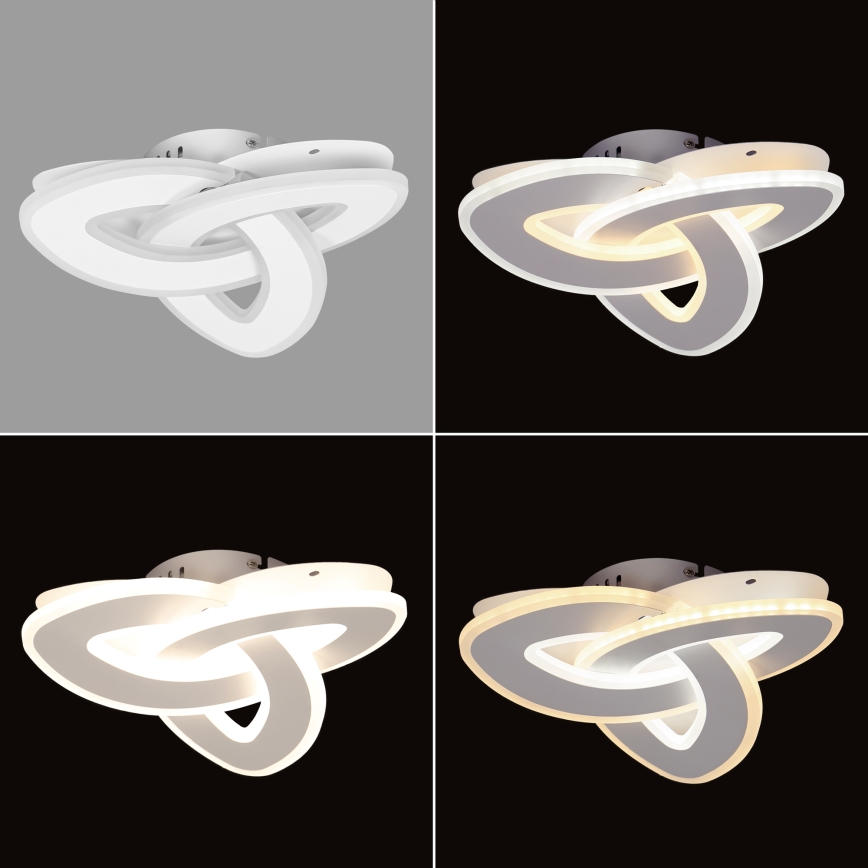 Brilagi - dimmbare LED-Deckenleuchte MODERN MINI LED/49W/230V 3000-6000K 30x30 cm + Fernbedienung