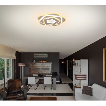 Brilagi - Dimmbare Deckenleuchte MODERN MINI LED/53W/230V 3000-6000K Ø 30 cm + Fernbedienung