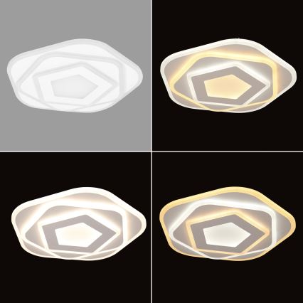 Brilagi - Dimmbare Deckenleuchte MODERN MINI LED/53W/230V 3000-6000K Ø 30 cm + Fernbedienung