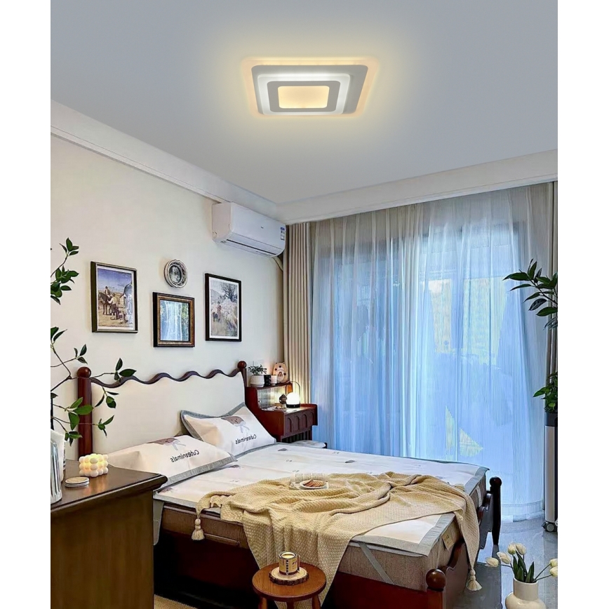 Brilagi - LED-dimmbare Deckenleuchte MODERN MINI LED/65W/230V 3000-6000K 37x37 cm + Fernbedienung