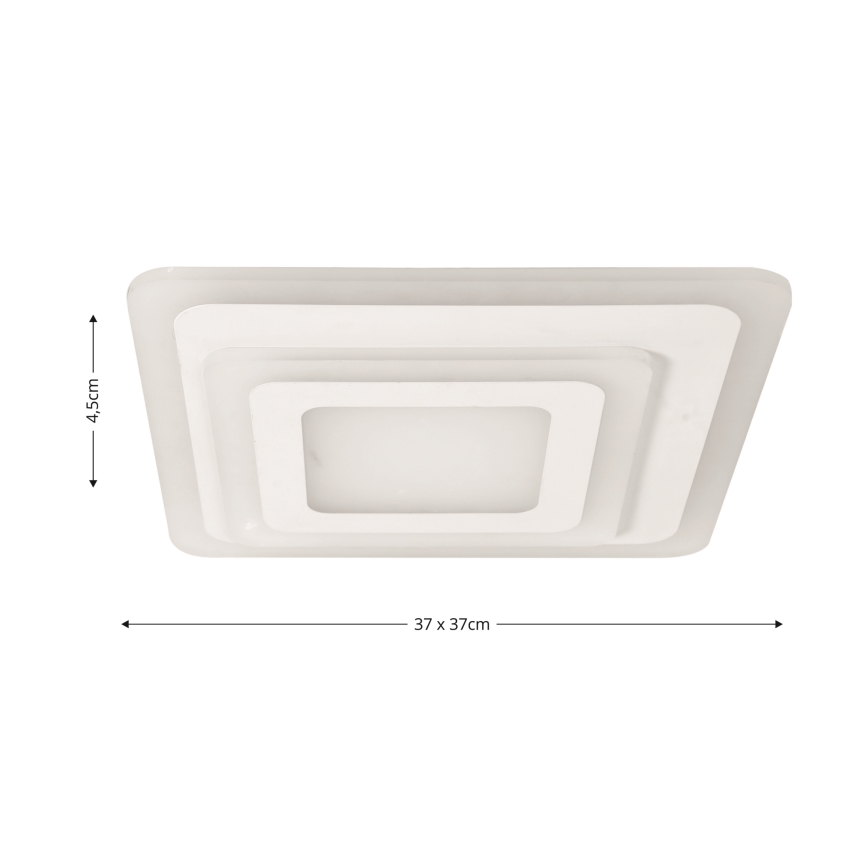 Brilagi - LED-dimmbare Deckenleuchte MODERN MINI LED/65W/230V 3000-6000K 37x37 cm + Fernbedienung