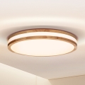 BRILAGI - LED-Deckenleuchte MOLINA LED/24W/230V Eiche d 29 cm